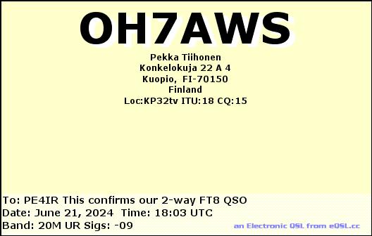 eQSL Card