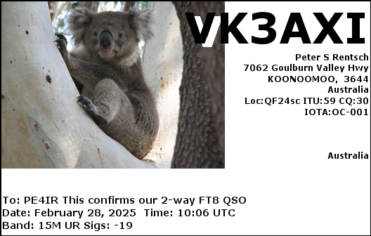 eQSL Card