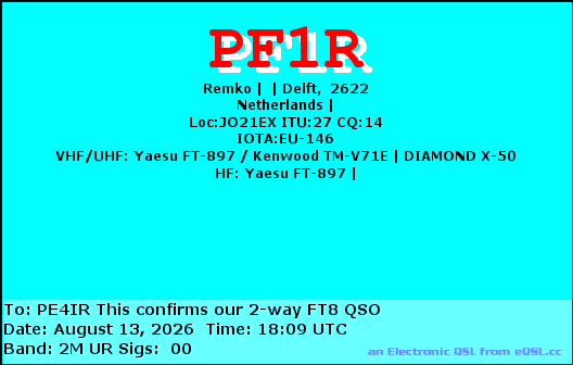 eQSL Card