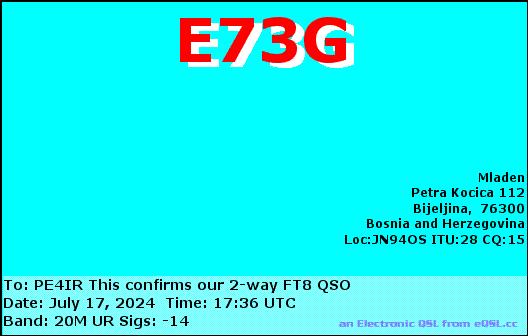 eQSL Card