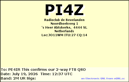 eQSL Card