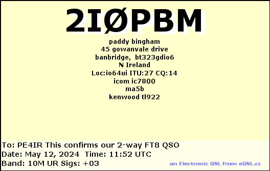 eQSL Card