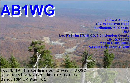 eQSL Card