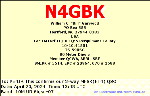 eQSL Card