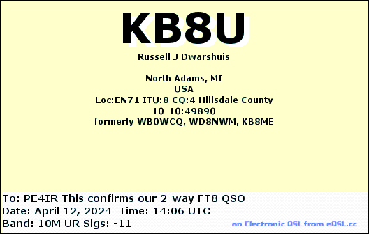 eQSL Card