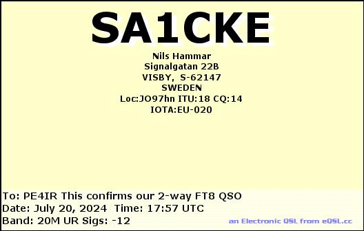 eQSL Card