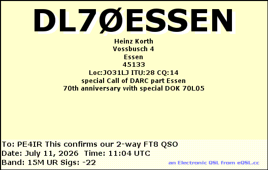 eQSL Card