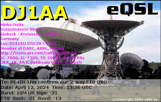 eQSL Card