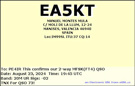 eQSL Card