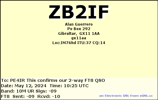 eQSL Card